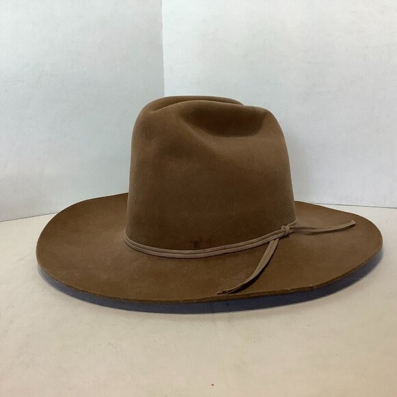 Studs DP Dorfman Pacific Company Western Cowboy Hat Brown - Picture 1 of 12